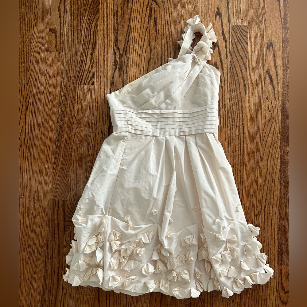 BCBG one shoulder dress